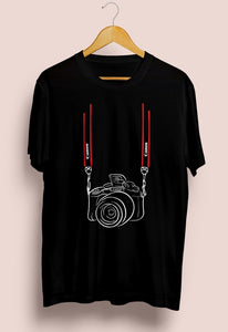 Canon Camera Graphic Printed T-Shirt