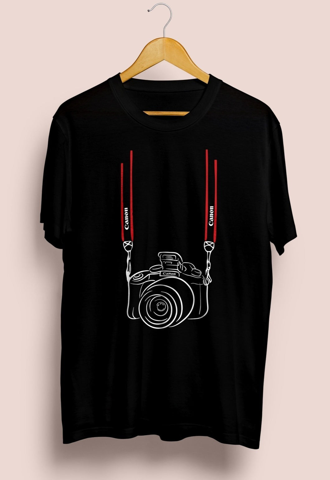 Canon Camera Graphic Printed T-Shirt