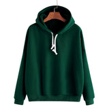 Autumn Sweatshirts Of Women Pink Long Sleeve Hoodie Pullovers Basic Hoodies