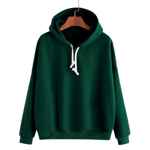 Autumn Sweatshirts Of Women Pink Long Sleeve Hoodie Pullovers Basic Hoodies