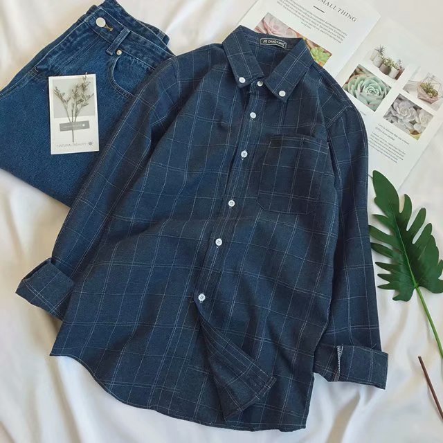 Shirts Men Single Breasted Leisure Simple All-match Korean Style Slim Turn-down Collar Shirt Mens