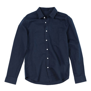 Fashion Mens Summer Button Casual Linen and Cotton Long shirts
