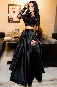 Black dress Women Evening Party Long Maxi dress Formal Prom Long Lace