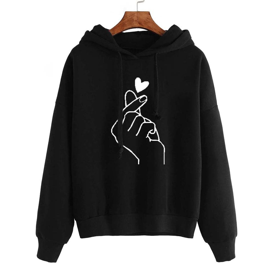 Sweatshirts 2019 Print Womens Long Sleeve Hoody  Jumper Pullover Top Blouse Women's