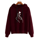 Sweatshirts 2019 Print Womens Long Sleeve Hoody  Jumper Pullover Top Blouse Women's