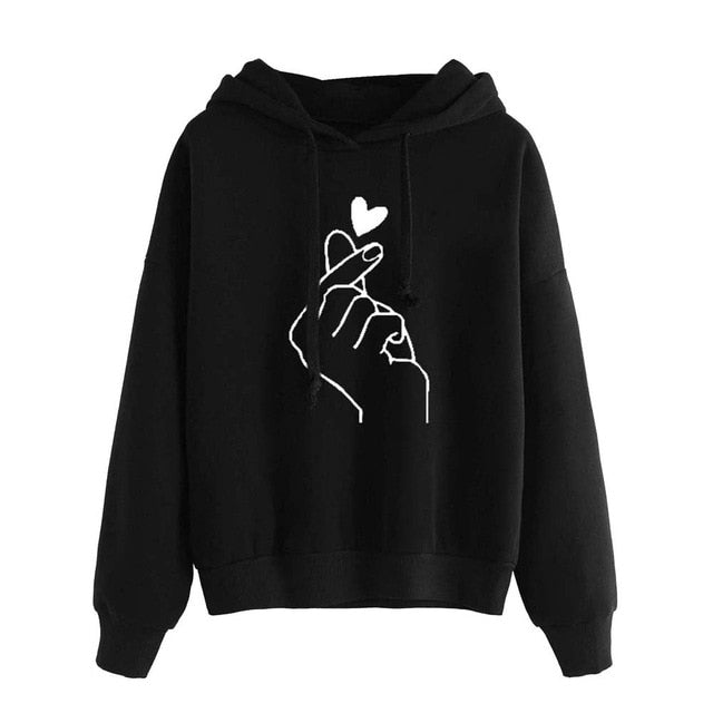 Sweatshirts 2019 Print Womens Long Sleeve Hoody  Jumper Pullover Top Blouse Women's