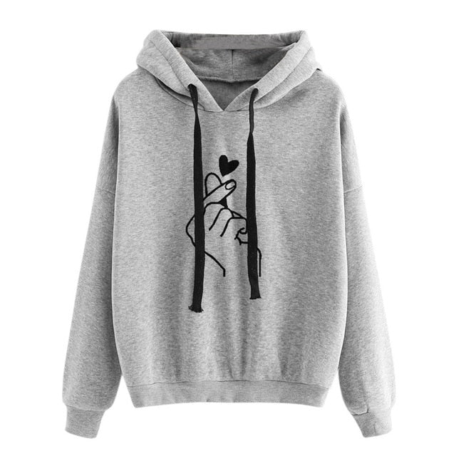 Sweatshirts 2019 Print Womens Long Sleeve Hoody  Jumper Pullover Top Blouse Women's