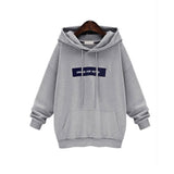 LITTHING Spring Women Sweatshirt Corduroy Long Sleeve Harajuku 's Pullovers Tops Hoodies
