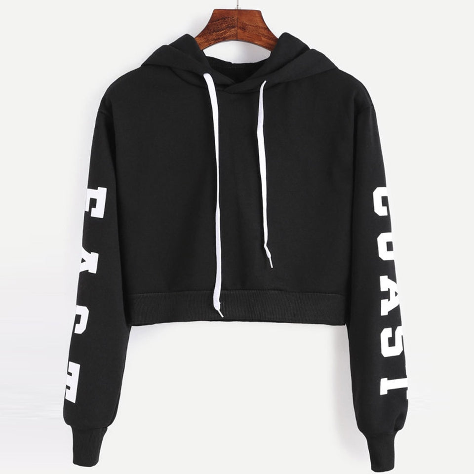 JAYCOSIN Hoodies&Sweatshirts Women Letters Long Sleeve Female Hoodie
