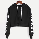 JAYCOSIN Hoodies&Sweatshirts Women Letters Long Sleeve Female Hoodie