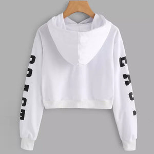 JAYCOSIN Hoodies&Sweatshirts Women Letters Long Sleeve Female Hoodie