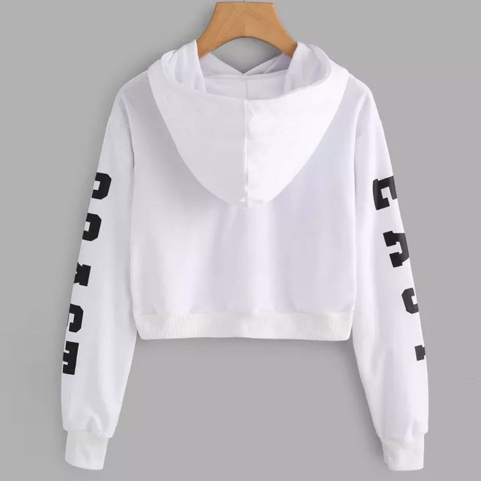 JAYCOSIN Hoodies&Sweatshirts Women Letters Long Sleeve Female Hoodie
