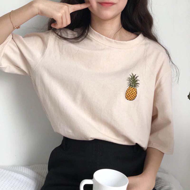 Pineapple Print top