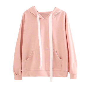 CHAMSGEND female sweatshirts Yellow Womens hoodies Long Sleeve Hoodie Sweatshirt