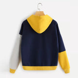 CHAMSGEND female sweatshirts Yellow Womens hoodies Long Sleeve Hoodie Sweatshirt