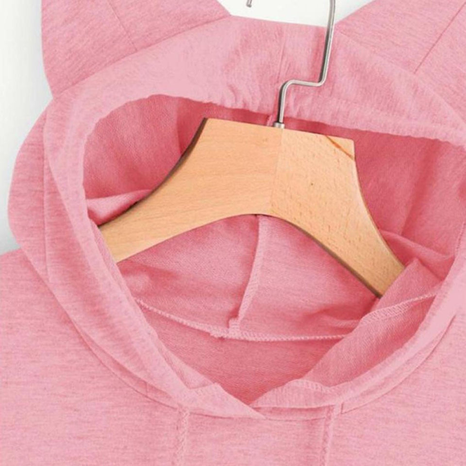 CHAMSGEND female sweatshirts Yellow Womens hoodies Long Sleeve Hoodie Sweatshirt