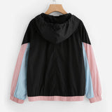 New term student Uniforms sweatshirt Casual Patchwork hoodies women