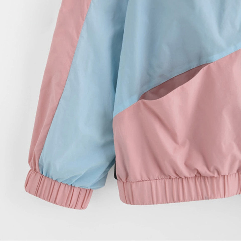 New term student Uniforms sweatshirt Casual Patchwork hoodies women