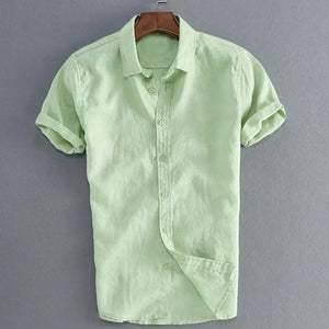 New Style Men's Short Sleeve Shirts Dress Shirt Summer Cool Loose