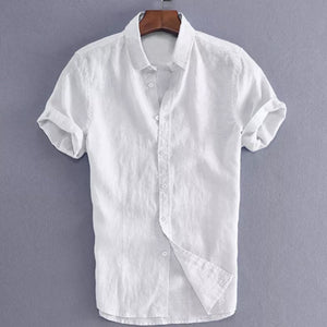 New Style Men's Short Sleeve Shirts Dress Shirt Summer Cool Loose