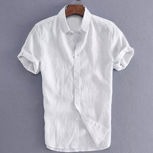 New Style Men's Short Sleeve Shirts Dress Shirt Summer Cool Loose