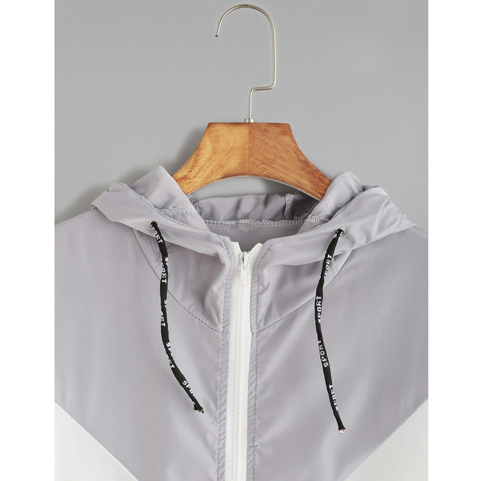 telotuny Thin sweatshirt Long-sleeve Sport hoodies Coat women crop top hoodie