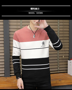 Long-sleeved T-shirt men's spring new shirt thin T-shirt