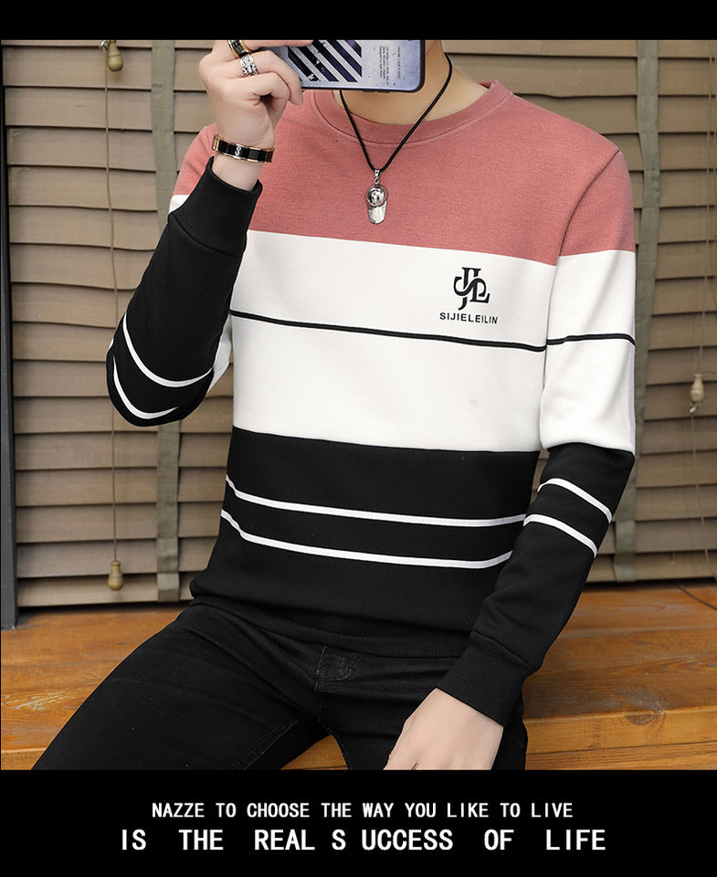 Long-sleeved T-shirt men's spring new shirt thin T-shirt