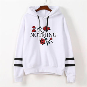 Women's Fashion Sweatshirt Womens Autumn Nothing Print Long Sleeve Hoodie Sweatshirt