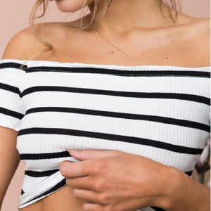 Streetwear Women Sexy Casual Off Shoulder Tank Top Vest Blouse Crop Tops