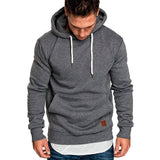 men 2018  hoodies brand male long sleeve solid  men