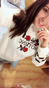 Women's Fashion Sweatshirt Womens Autumn Nothing Print Long Sleeve Hoodie Sweatshirt