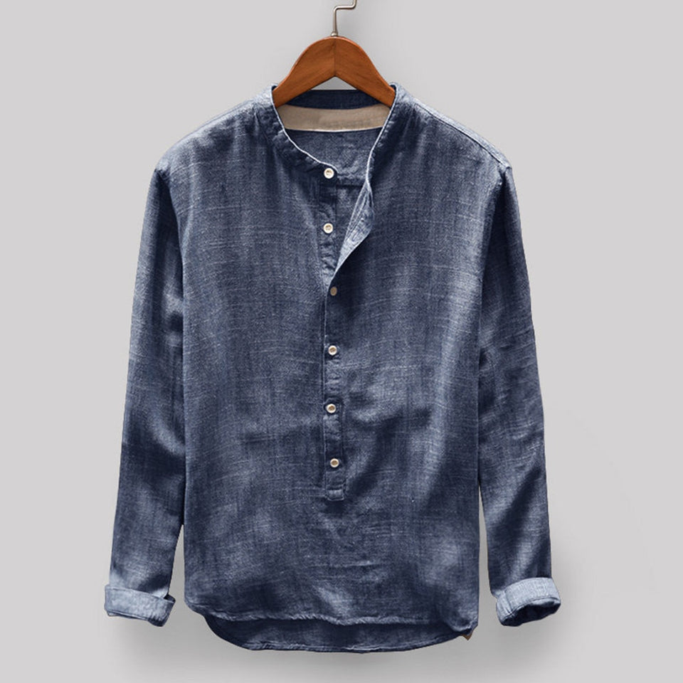 Winter Button Casual Linen