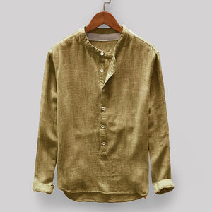 Winter Button Casual Linen