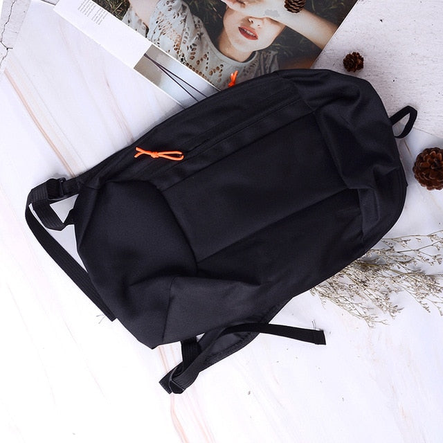 New 1Pc Unisex Sports Backpack Satchel bag Withe Soft Handle Lightweight Nylon Backpacks
