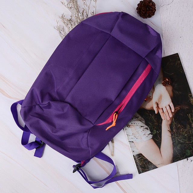 New 1Pc Unisex Sports Backpack Satchel bag Withe Soft Handle Lightweight Nylon Backpacks