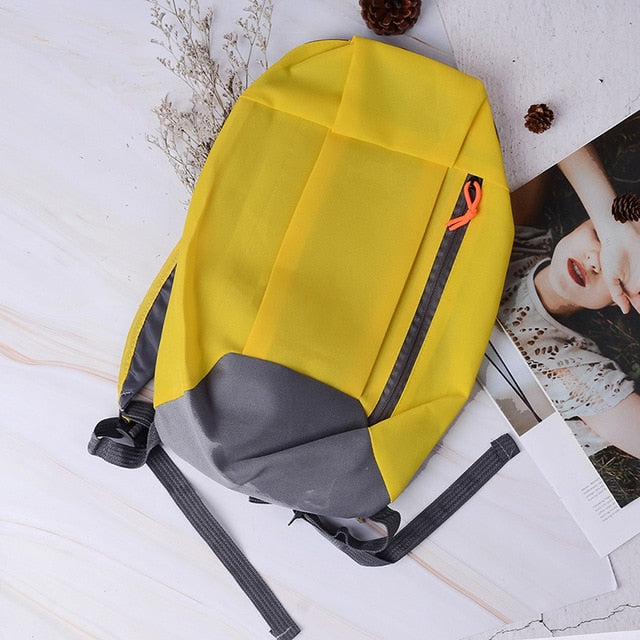 New 1Pc Unisex Sports Backpack Satchel bag Withe Soft Handle Lightweight Nylon Backpacks