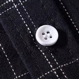 Shirts Men Plaid Long Sleeved Simple All-fmatch Korean Style Trendy