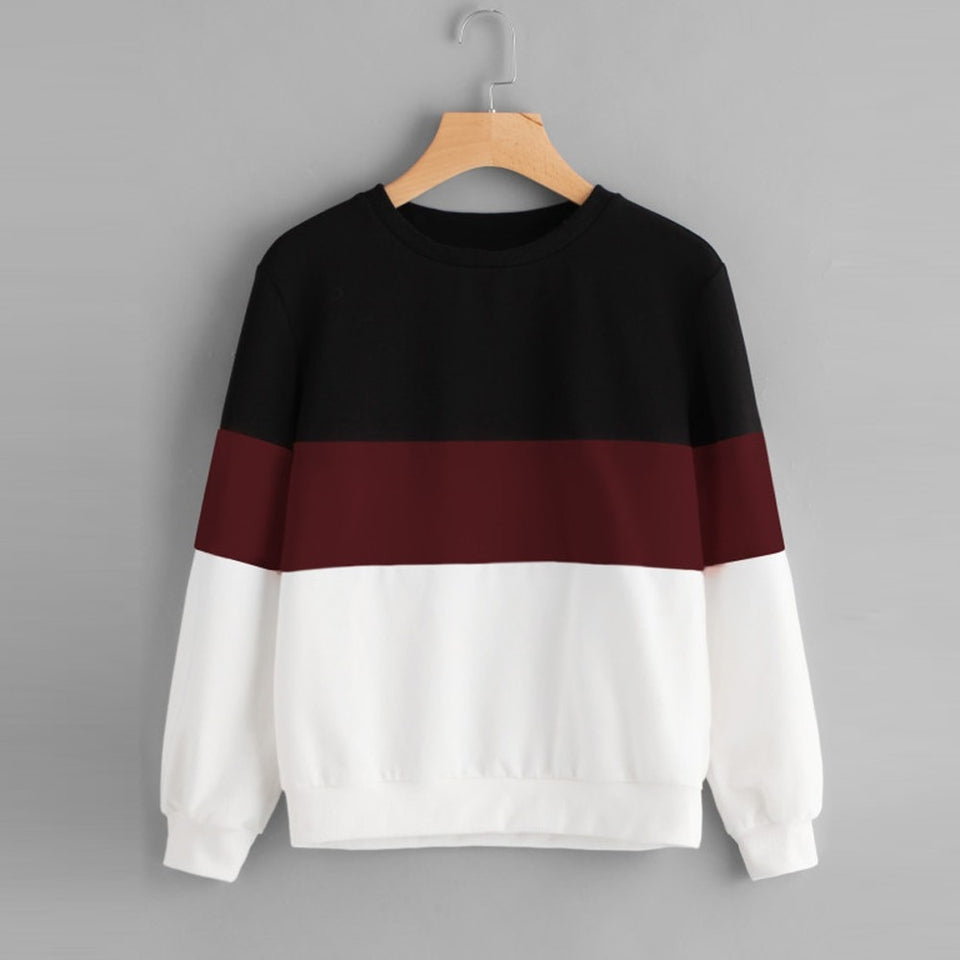 Hoodies Women Pink Patchwork Sweatshirt Womens Streetwear Womens