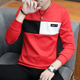 New T - shirt Men's Long Sleeve Shirt Trend Loose Clothes Thin Backing Shirt