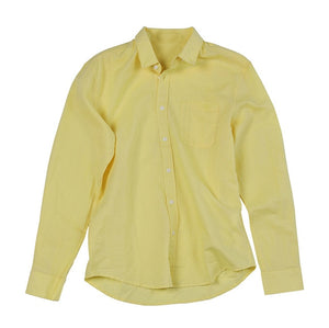 Men Summer Button Linen Cotton Long Sleeve  camisa masculina