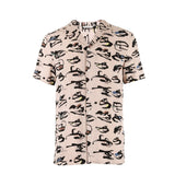 JackJones Men's Spring & Summer Printed Short-sleeved Shirt |